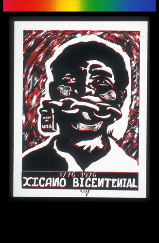 1776-1976 Xicano Bicentenial, Announcement Poster for