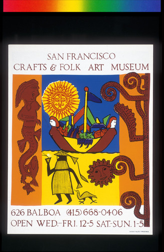 San Francisco Crafts & Folk Art Museum, Announcement Poster for