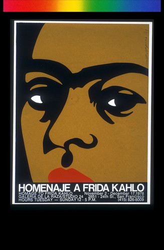 Homenaje a Frida Kahlo, Announcement Poster for