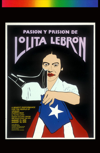 Pasión y Prisión de Lolita Lebrón, Announcement Poster for