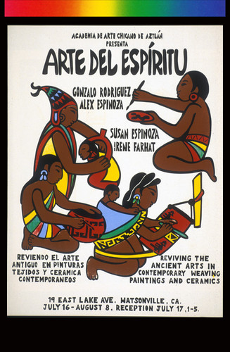 Arte del Espíritu, Announcment poster for