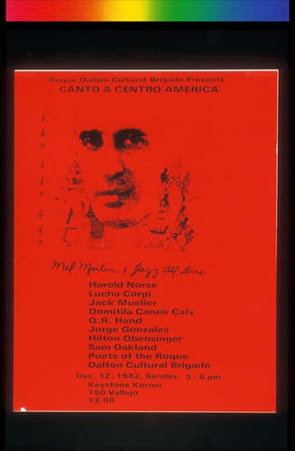 Canto A Centro America, Announcement Poster for