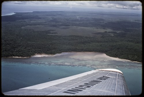 Kiriwina Island: aerial view of the northern section