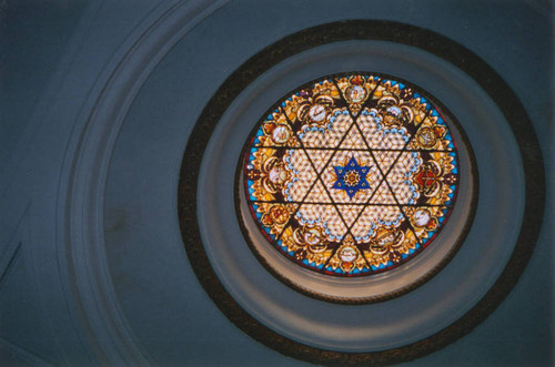 Korean Philadelphia Presbyterian Church, stained glass medallion