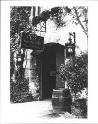 Entrance to Buena Vista Wine Cellars, Sonoma, California, about 1985