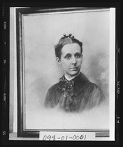 Portrait of Frances Potter, first missionary at Fresno Chinese Mission, 1884