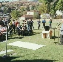 Tule Lake Linkville Cemetery Project 1989: Henry Taketa Gives a Speech