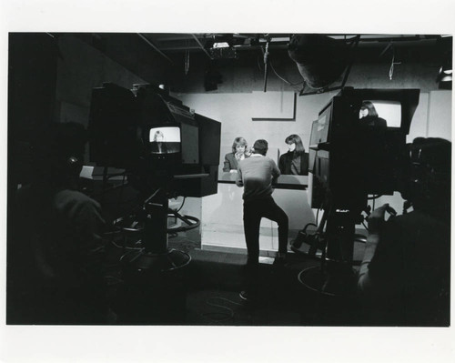 Seaver College's TV-3 in production, mid 1980s