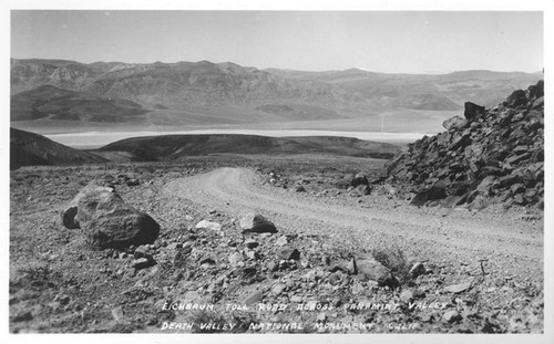 Eichbaum Toll Road Across Panamint Valley Death Valley National Monument, Calif