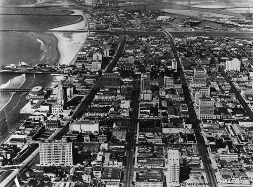 Long Beach aerial view