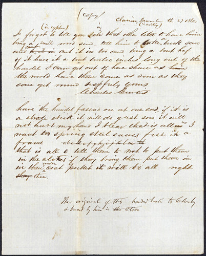 4527 Charles Curtis to Charles Logue, 1860