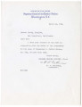 Letter from Charles Elmore Cropley, Clerk, Supreme Court of the United States, to Ernest Besig, Director, American Civil Liberties Union of Northern California, March 24, 1944
