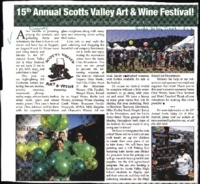 15th Annual Scotts Valley Art & Wine Festival