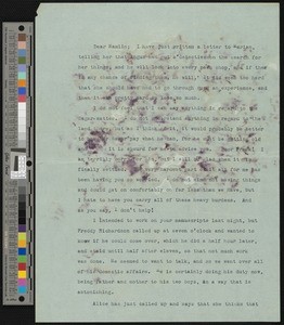 Zulime Garland, letter, 1915?, to Hamlin Garland