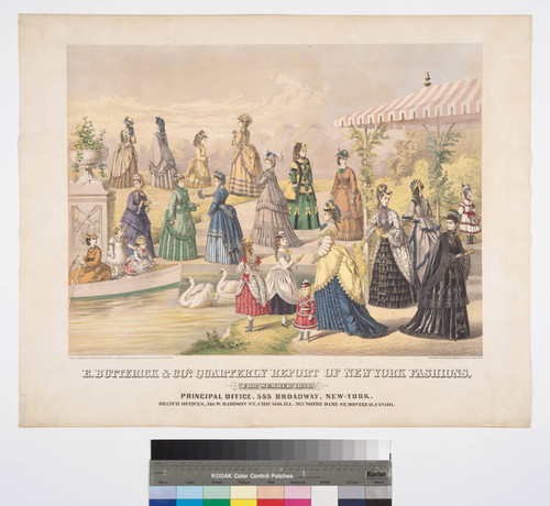 E. Butterick & Co's. quarterly report of New York fashions, for summer 1872. Principal office. 555 Broadway, New-York