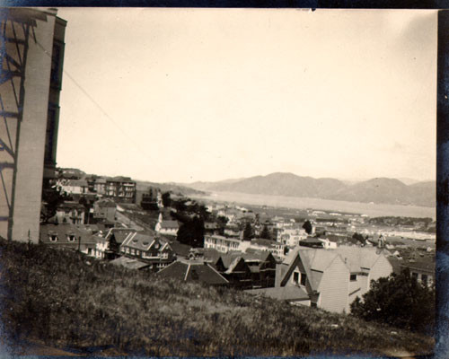 [View of the Marina from Fillmore and Broadway streets]