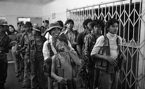 Sandinistas at the InterContinental Hotel, Managua, 1979