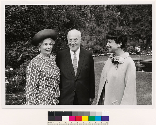 [Elise and Walter Haas with an unidentified woman.]