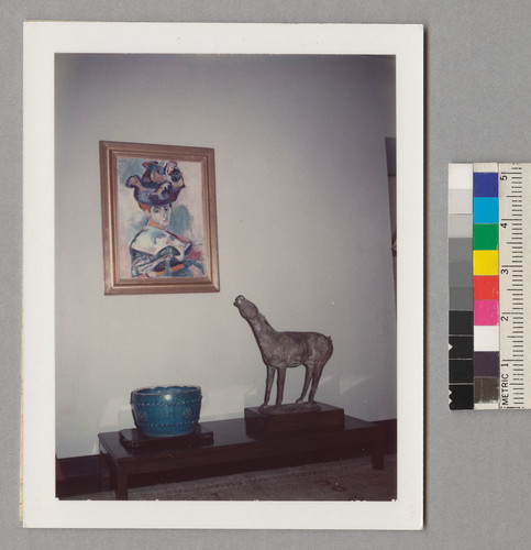 [Matisse painting hanging on wall inside the Haas home at 2100 Pacific Avenue.]