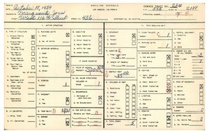 WPA household census for 436 WEST 116TH STREET, Los Angeles County