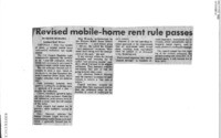 Revised mobile-home rule passes
