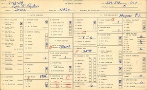 WPA household census for 11960 IOWA AVE, Los Angeles