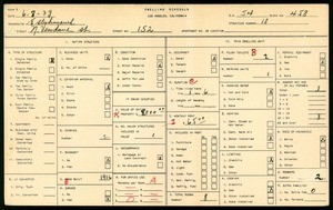 WPA household census for 152 N VENDOME ST, Los Angeles