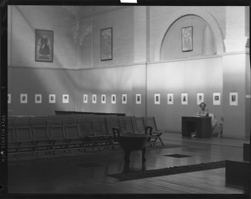 Calif. Univ. [i.e. University of California, Berkeley.] Art Gallery. [negative]