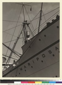 [S.S. Mariposa.] [photographic print]