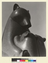 [Statue of bears by Beniamino Bufano.] [photographic print]