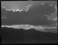 Fog and Hills. [San Francisco Bay.] [negative]