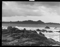 [Coastal view. Unidentified location.] [negative]
