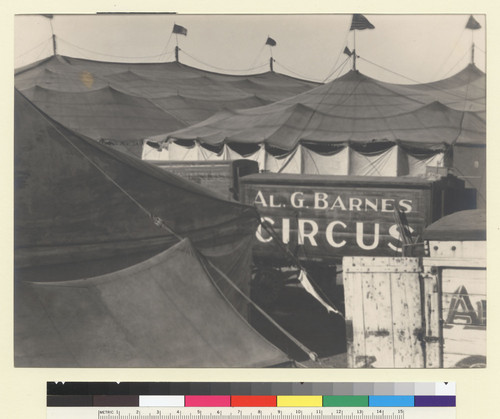 [Al. G. Barnes Circus tents.] [photographic print]