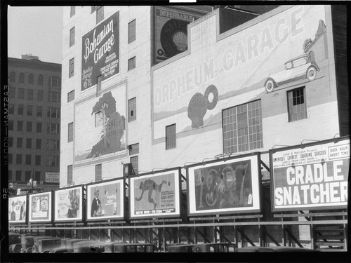 Billboards - San Francisco. [negative]