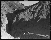 Death Valley. Artists' Drive. [negative]