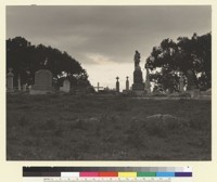 [Cemetery, unidentified location.] [photographic print]