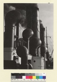 [Ventilators, unidentified ship.] [photographic print]