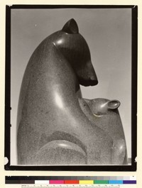 [Statue of bears by Beniamino Bufano.] [photographic print]