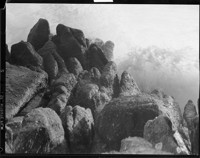 Rocks and Sea. [negative]