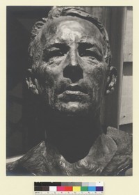 Robinson Jeffers [i.e. bust of]