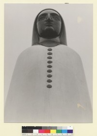 [Statue of Bach by Beniamino Bufano.] [photographic print]