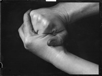 [Hands. Unidentified person.] [negative]