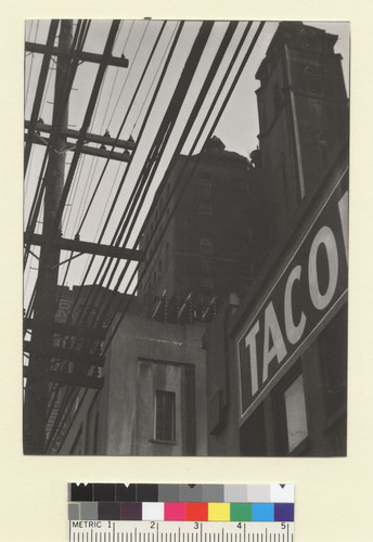 [Buildings and phone lines. San Francisco.] [photographic print]