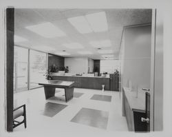 Interior scenes at Healdsburg City Hall, Healdsburg, California, 1961