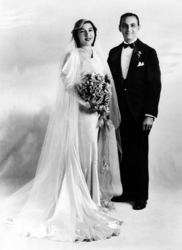 Armenian American wedding portrait