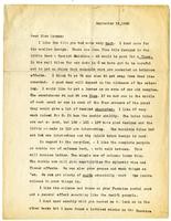 Letter from William Randolph Hearst to Julia Morgan, September 15, 1920