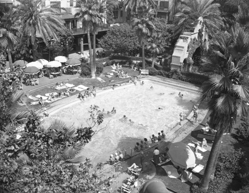 Pool party, Mission Inn