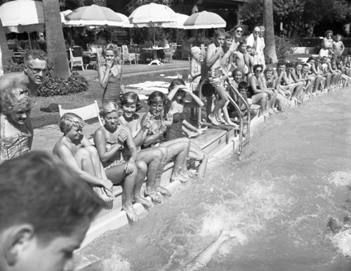 Swimming and Diving Contest, Mission Inn