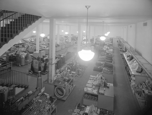 Interior view of Sears, Roebuck and Company