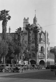 Rotunda Wing exterior, Mission Inn — Calisphere